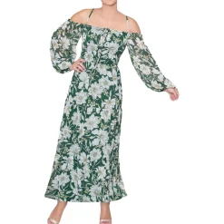 Chiffon Floral Maxi Dress