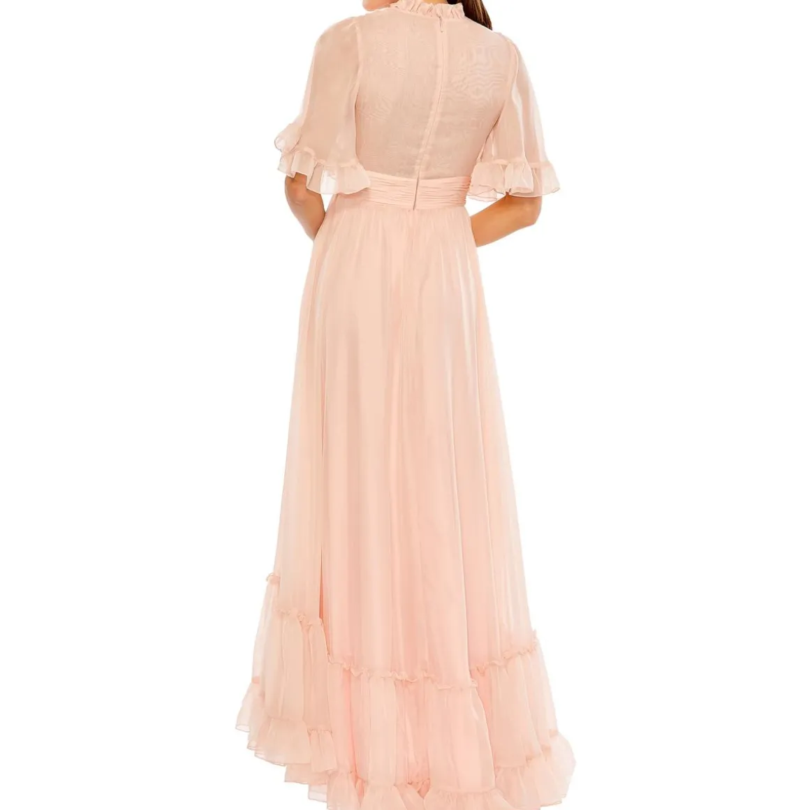 Chiffon High Neck Evening Dress