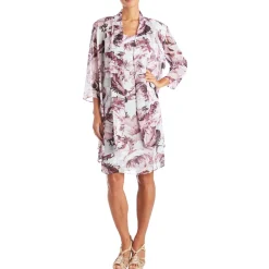 Chiffon Metallic Duster Blazer