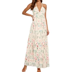 Chiffon Printed Maxi Dress