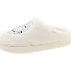 CHILLS Faux Fur Lined Faux Fur Slide Slippers