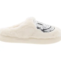 CHILLS Faux Fur Lined Faux Fur Slide Slippers