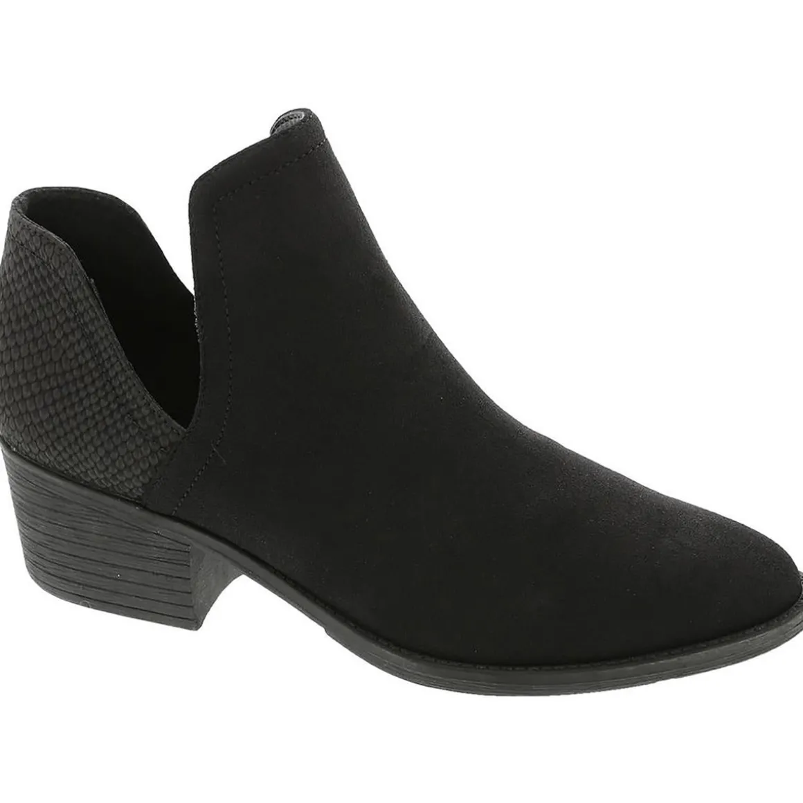 Chronicle Snake Almond Toe Booties