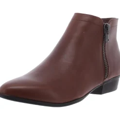 Claire Double Zipper Ankle Booties