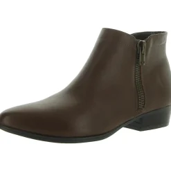 Claire Double Zipper Ankle Booties