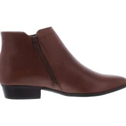 Claire Double Zipper Ankle Booties