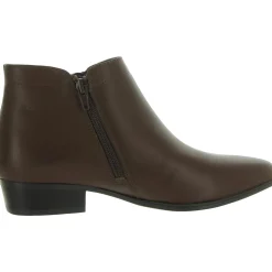 Claire Double Zipper Ankle Booties