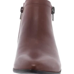 Claire Double Zipper Ankle Booties