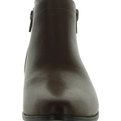 Claire Double Zipper Ankle Booties