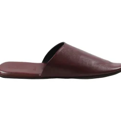 Clark House R Leather Slide Slippers