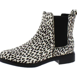 Clarkdale Arlo Calf Hair Printed Chelsea Ankle Boots