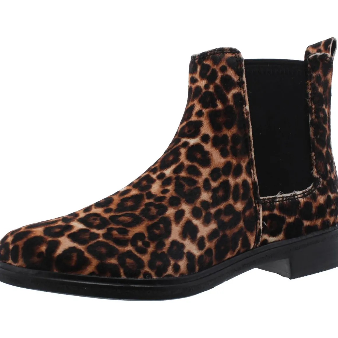 Clarkdale Arlo Calf Hair Printed Chelsea Ankle Boots