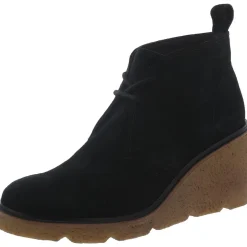 Clarkforddbt Cushioned Footbed Ankle Wedge Boots