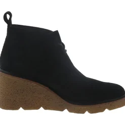 Clarkforddbt Cushioned Footbed Ankle Wedge Boots