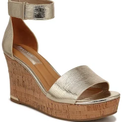 Clemens Cork Cork Ankle Strap Wedge Sandals