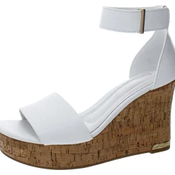 Clemens Cork Cork Ankle Strap Wedge Sandals