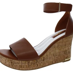 Clemens Cork Cork Ankle Strap Wedge Sandals