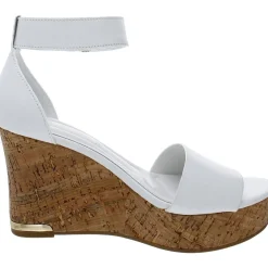 Clemens Cork Cork Ankle Strap Wedge Sandals