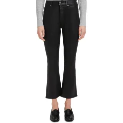 Coated High Waist Slim Jeans