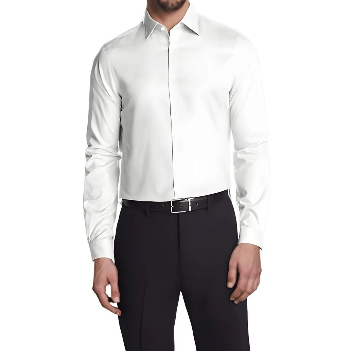 Collar Cotton Button-Down Shirt