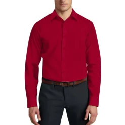 Collar Cotton Button-Down Shirt