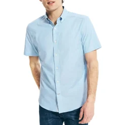 Collar Cotton Button-Down Shirt