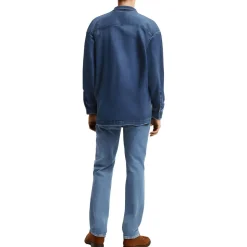 Collar Denim Shirt Jacket