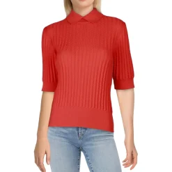 Collar Knit Pullover Sweater