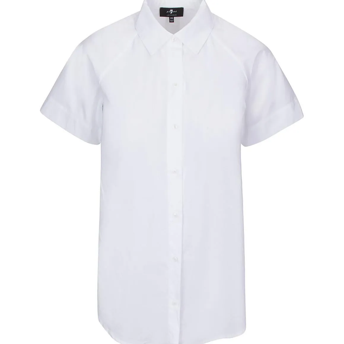 Collar Poplin Button-Down Top