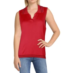 Collar Striped Trim Shell