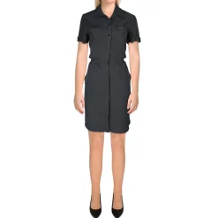 Collared Mini Shirtdress