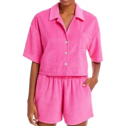 Collared Pocket Crop Top