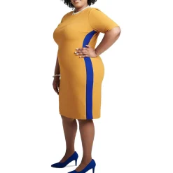 Colorblock Sheath Dress