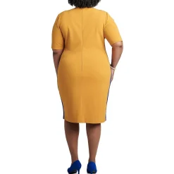 Colorblock Sheath Dress