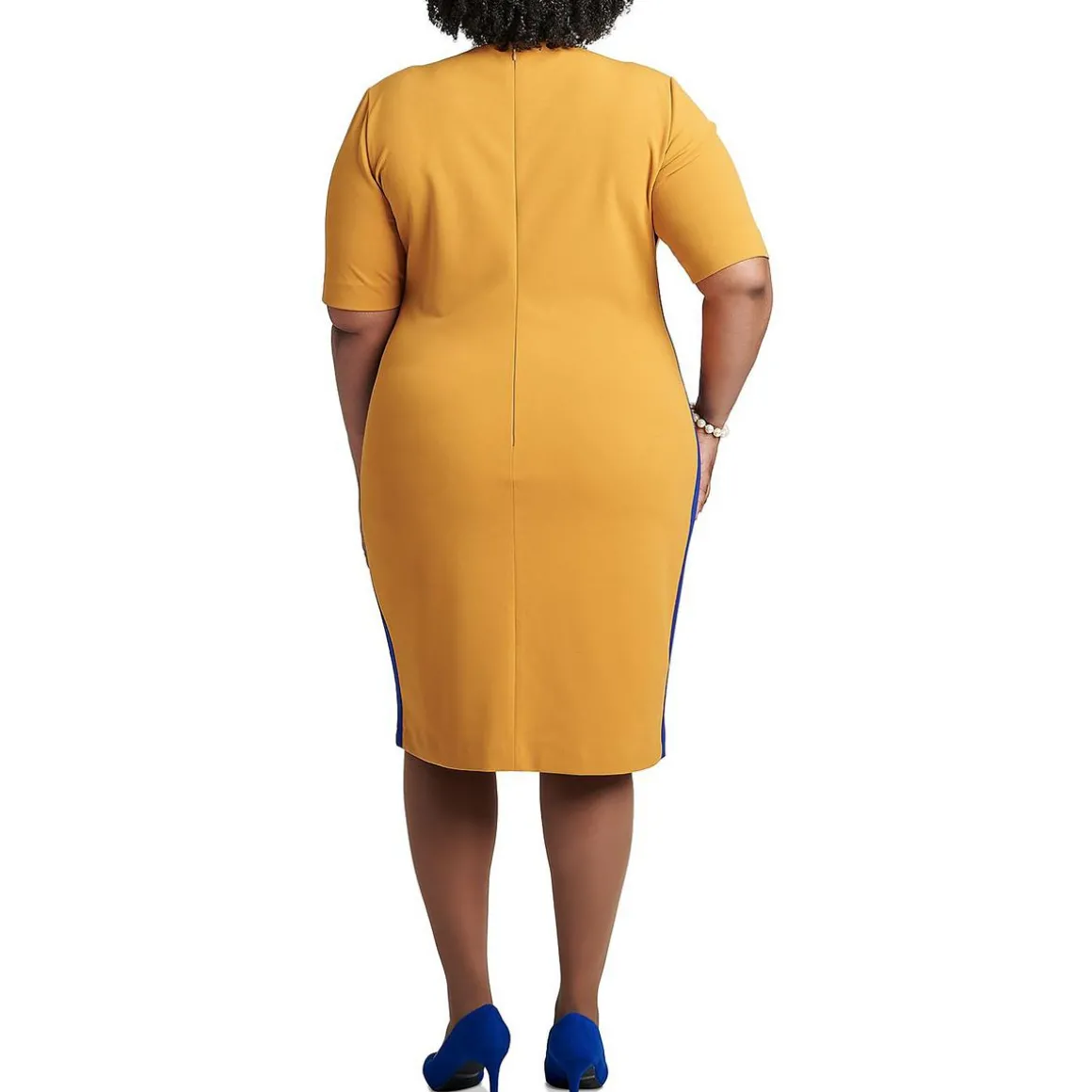 Colorblock Sheath Dress