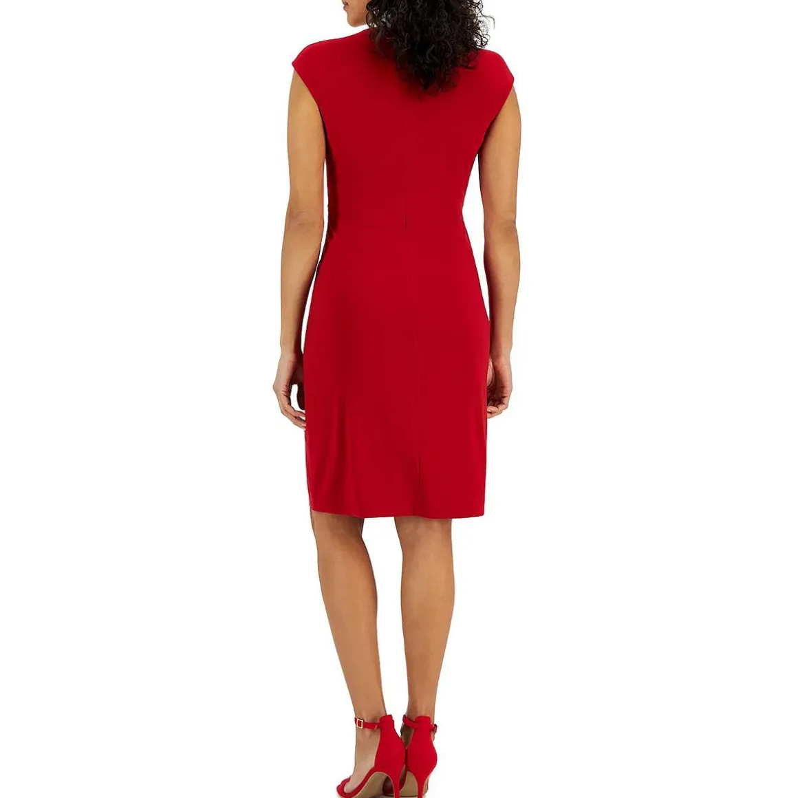 Colorblock Wrap Dress