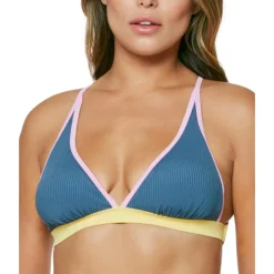 Colorblock X-Back Bikini Swim top