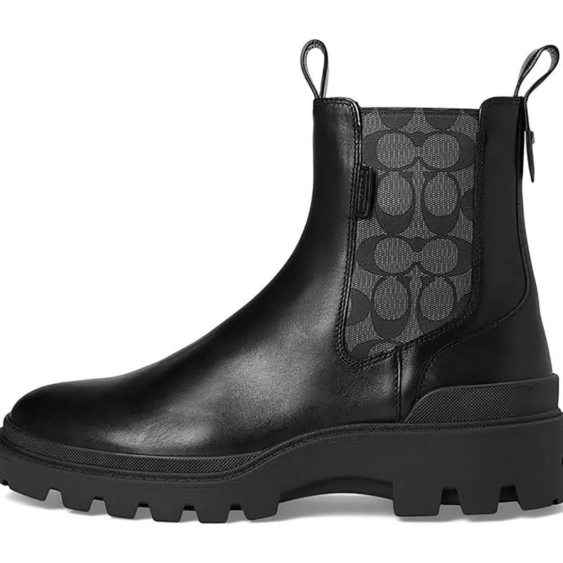 Colson Logo Leather Chelsea Boots