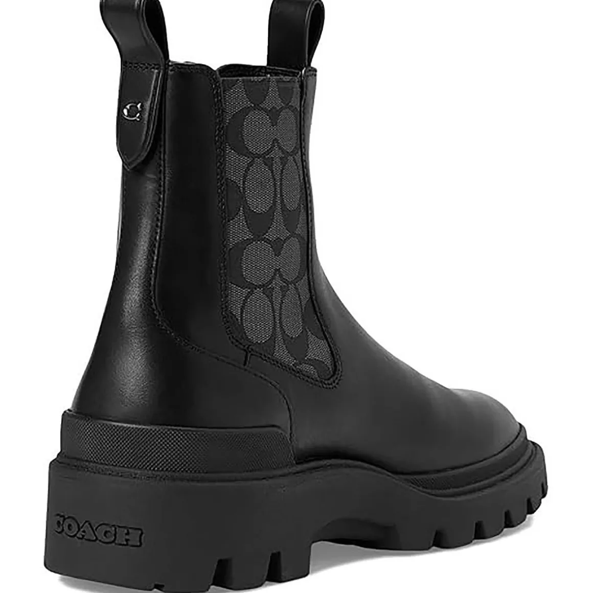 Colson Logo Leather Chelsea Boots