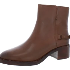 Colt Zipper Leather Booties
