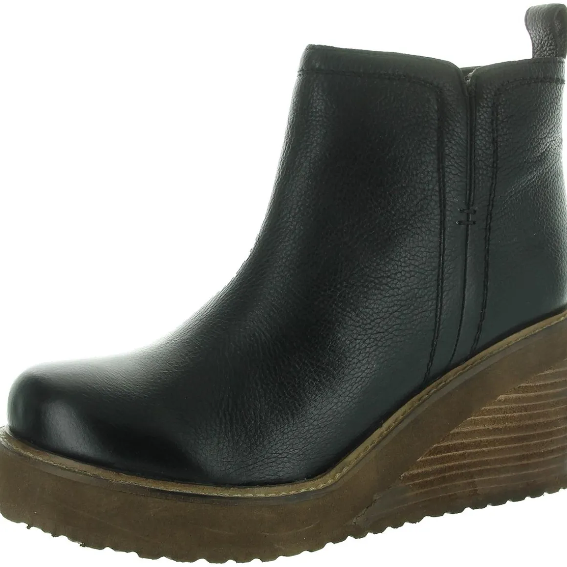 Comet Ride Zipper Leather Ankle Boots