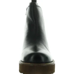 Comet Ride Zipper Leather Ankle Boots