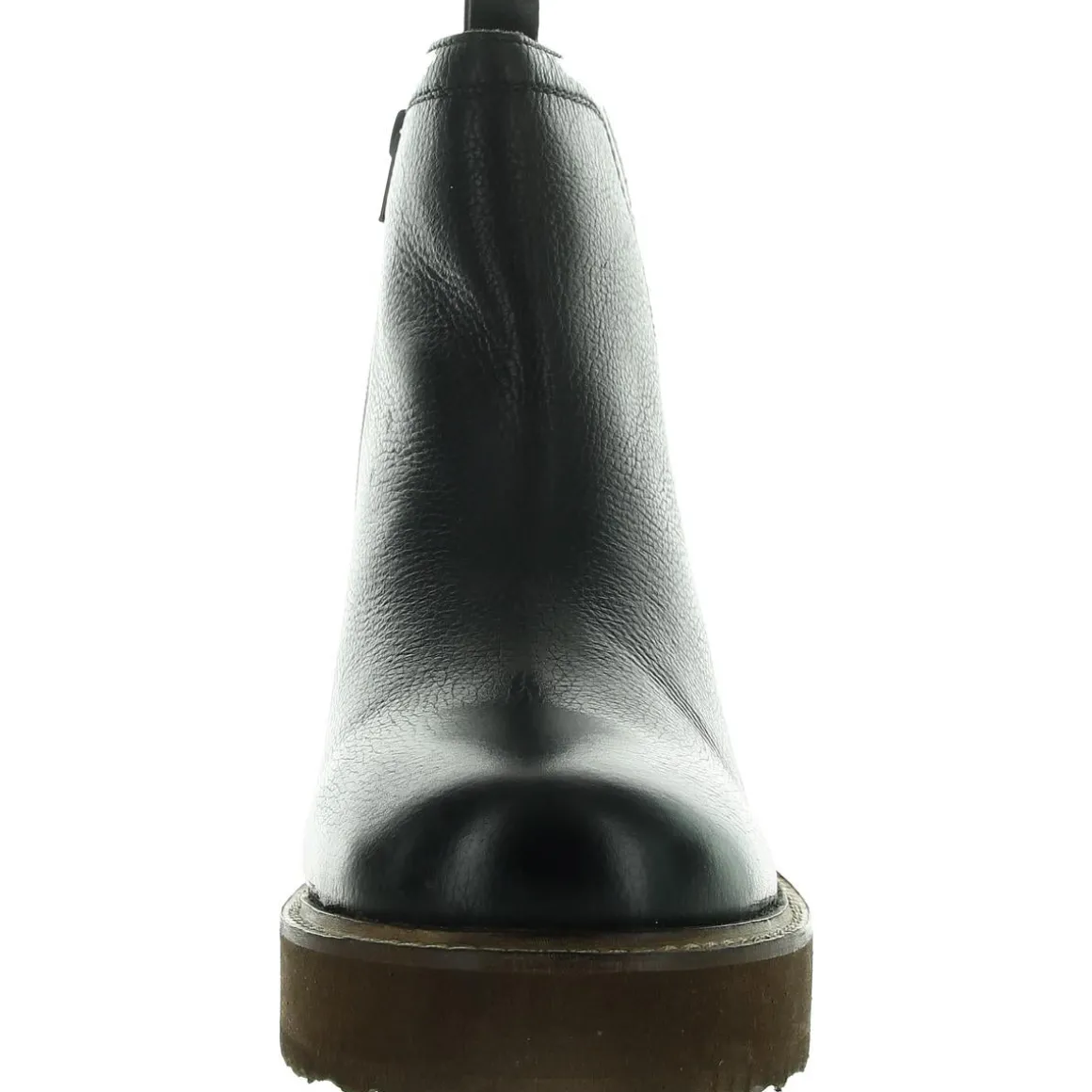 Comet Ride Zipper Leather Ankle Boots