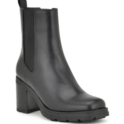 Conga 3 Block Heel Faux Leather Mid-Calf Boots