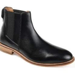 Corbin Leather Embossed Chelsea Boots