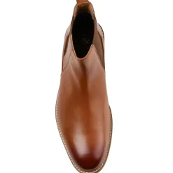 Corbin Leather Embossed Chelsea Boots