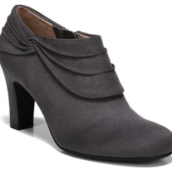 Corie Microsuede Cushioned Footbed Ankle Boots