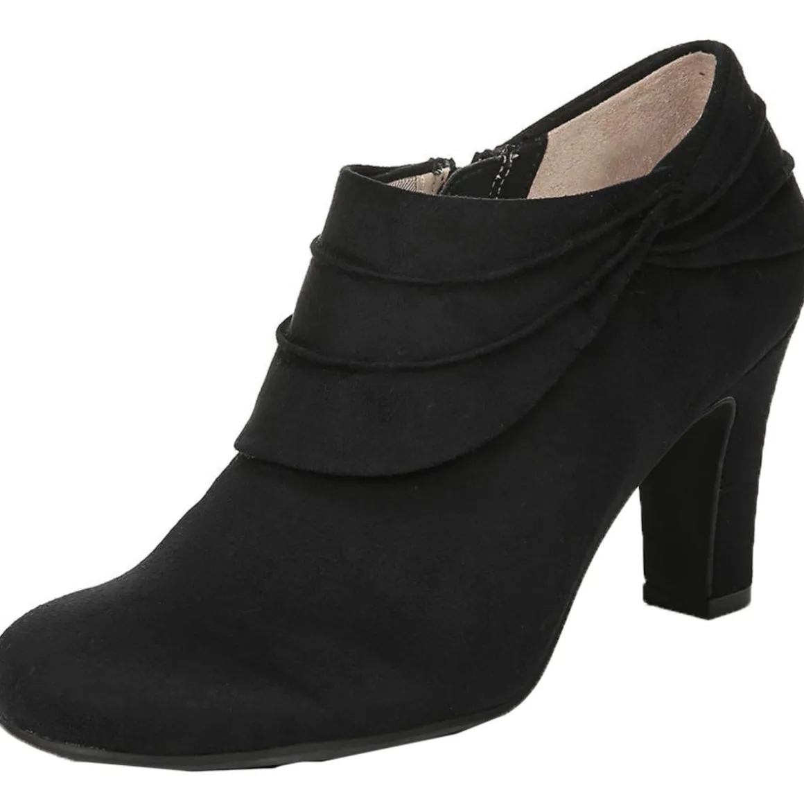 Corie Microsuede Cushioned Footbed Ankle Boots