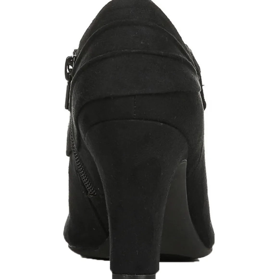 Corie Microsuede Cushioned Footbed Ankle Boots