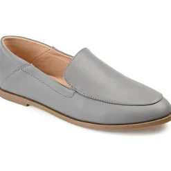 Corinne Faux Leather Slip On Loafers